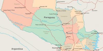 باراغواي أسونسيون خريطة