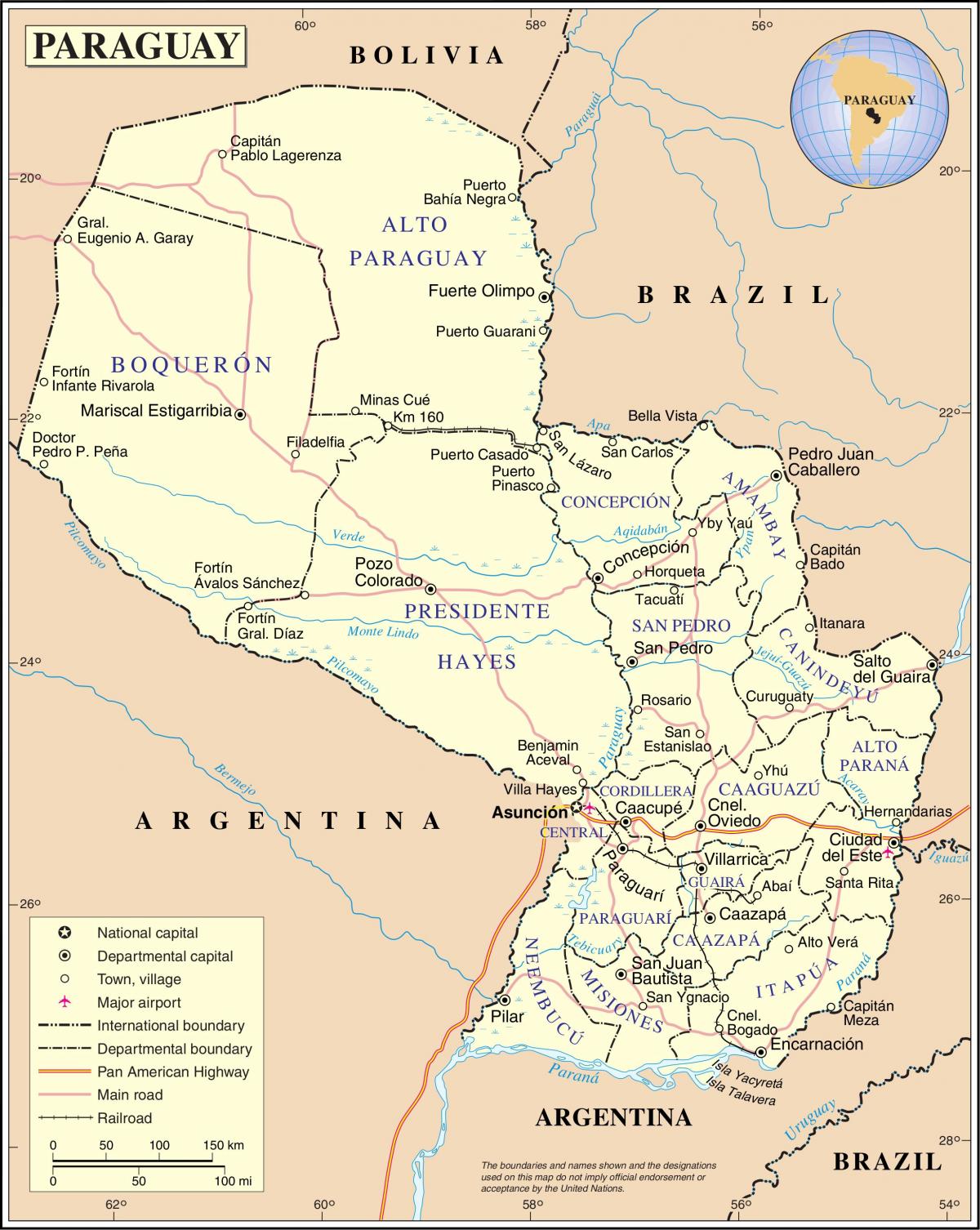 خريطة cateura باراغواي 
